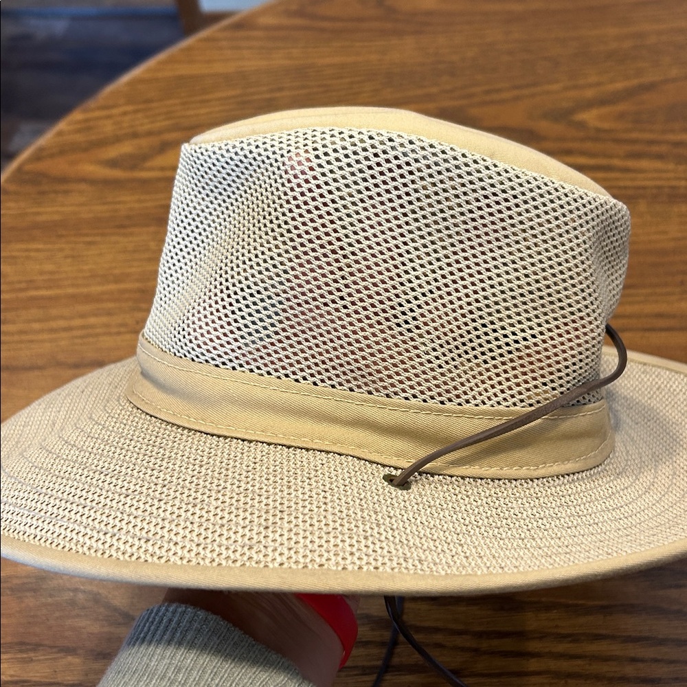 Henschel Aussie Breezer Packable Sun Mesh Hat Khaki - Picture 3 of 11